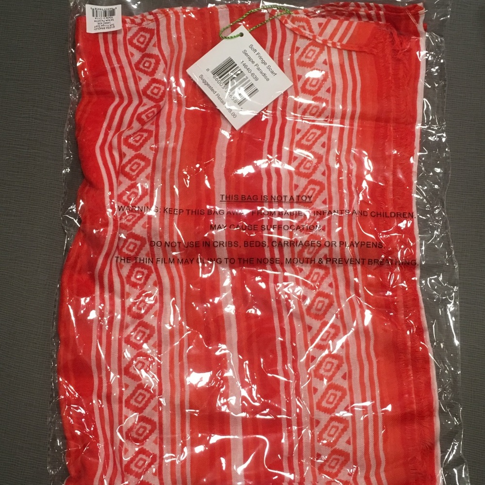 Vera Bradley Soft Fringe Scarf: Serape Paradise